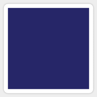 Adriatic Sea Blue Solid Color Sticker